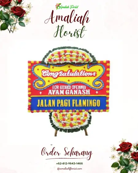 Sewa Papan Bunga Pandanblole